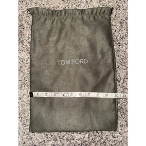 TOM FORD Unisex Dark Olive Light Grey Logo One Size Garment Dust Bag